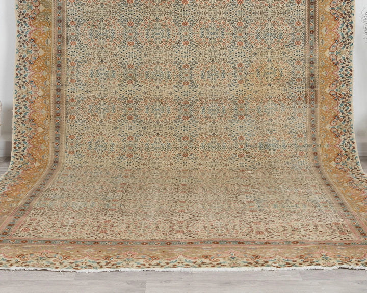 Multicolor Turkish Oushak Rug 8' x 11' 4" Hand-Knotted | No. VR40260