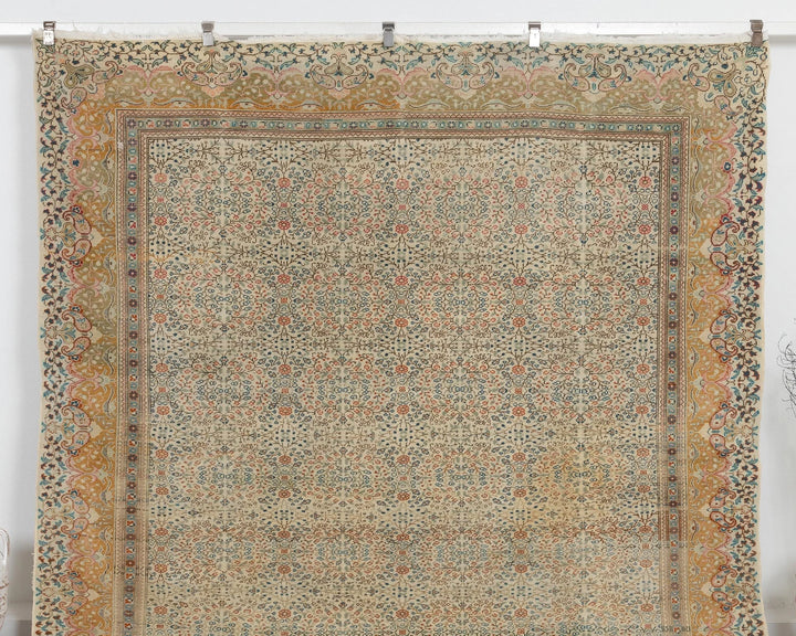 Multicolor Turkish Oushak Rug 8' x 11' 4" Hand-Knotted | No. VR40260
