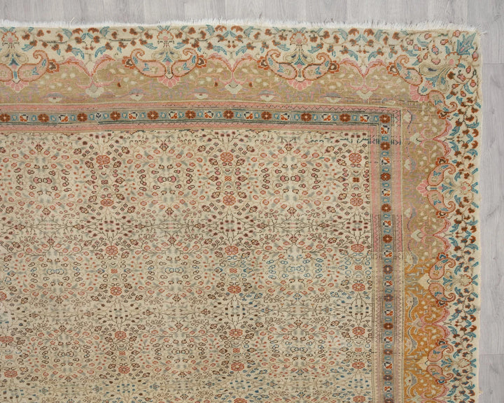 Multicolor Turkish Oushak Rug 8' x 11' 4" Hand-Knotted | No. VR40260