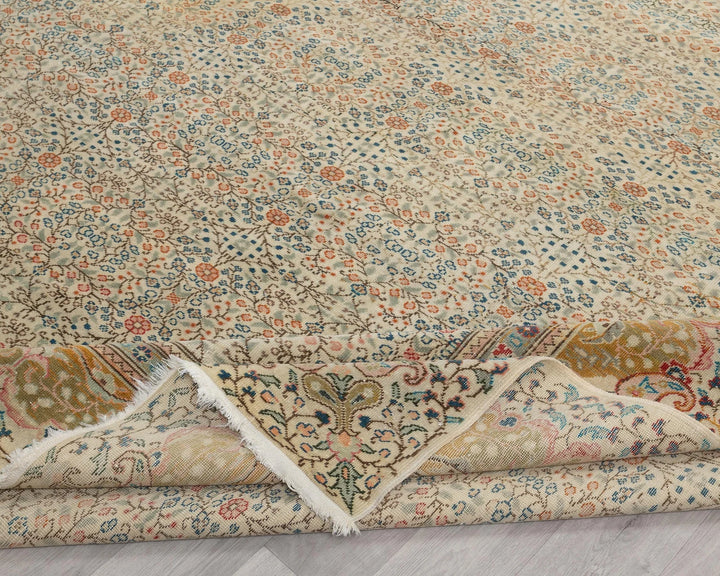 Multicolor Turkish Oushak Rug 8' x 11' 4" Hand-Knotted | No. VR40260