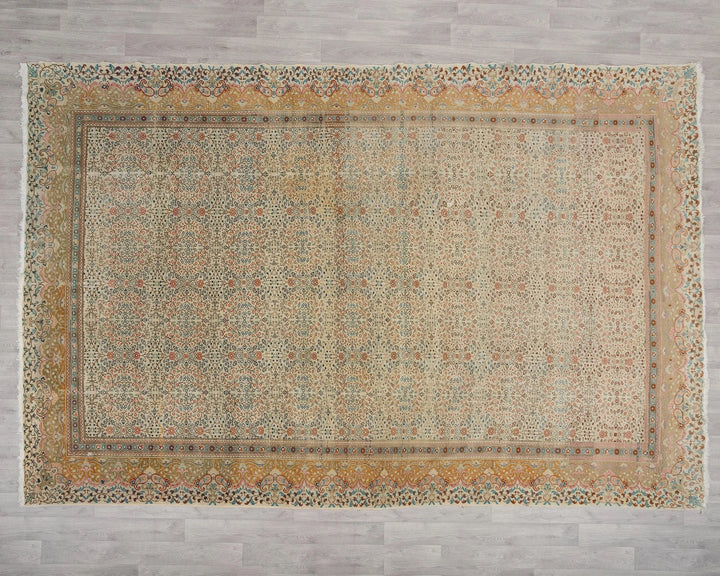 Multicolor Turkish Oushak Rug 8' x 11' 4" Hand-Knotted | No. VR40260