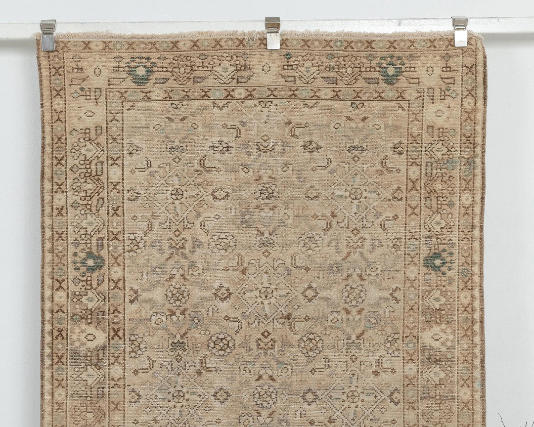 Beige Runner Rug 3' 9" x 11' 6" | No. VR40261