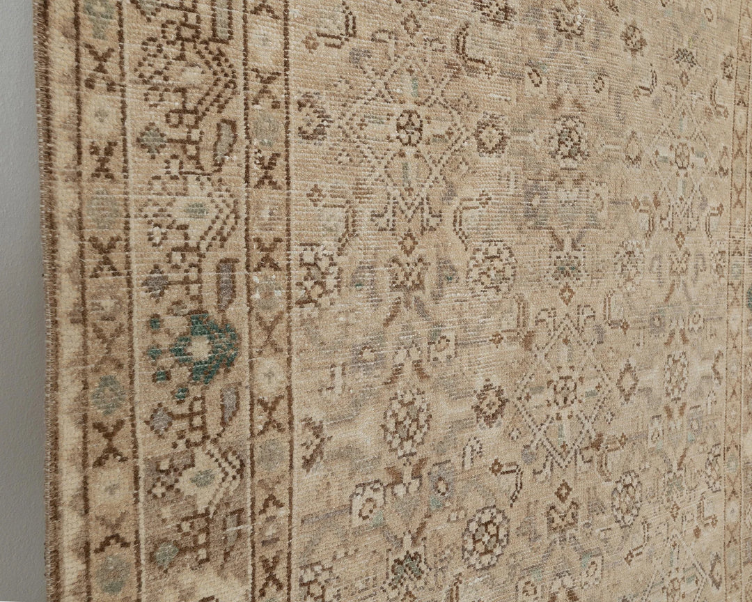 Beige Runner Rug 3' 9" x 11' 6" | No. VR40261