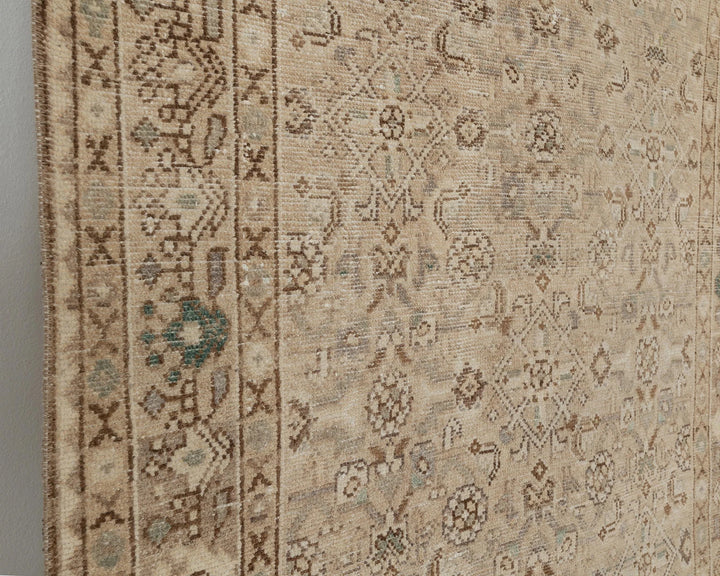 Beige Runner Rug 3' 9" x 11' 6" | No. VR40261