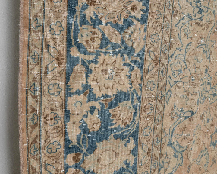 Beige Turkish Oushak Rug 8' 6" x 12' Hand-Knotted | No. VR40326