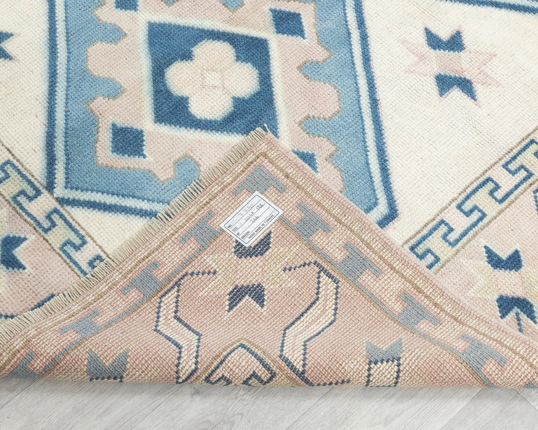 Multicolor Turkish Oushak Rug 4' 4" x 6' 7" Hand-Knotted | No. VR40455