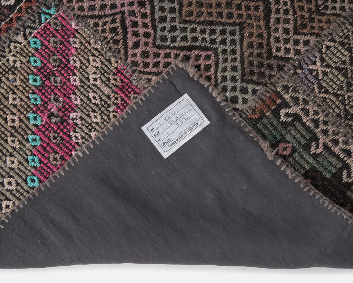 Rust Turkish Kilim Rug 9' x 11' 6" Flat-Weave | No. VR40502