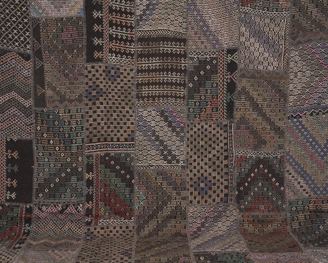 Rust Turkish Kilim Rug 9' x 11' 6" Flat-Weave | No. VR40502