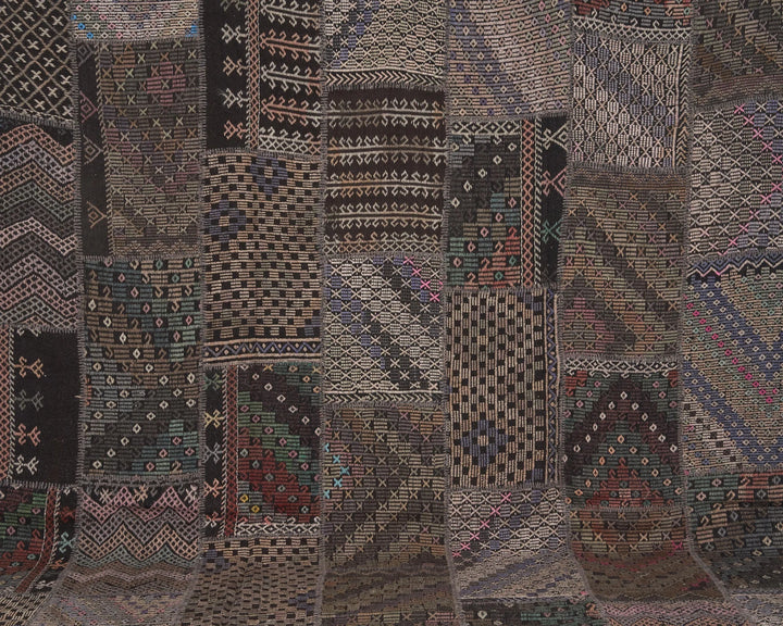 Rust Turkish Kilim Rug 9' x 11' 6" Flat-Weave | No. VR40502