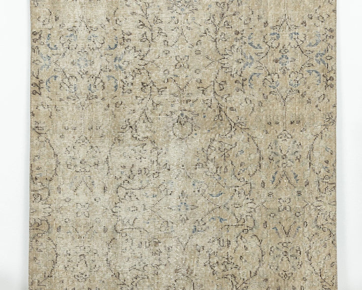 Multicolor Turkish Oushak Rug 6'8" x 3'8" Hand-Knotted | No. VR40506