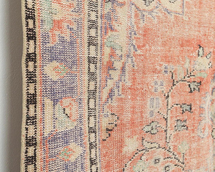 Multicolor Turkish Oushak Rug 5'10" x 9'2" Hand-Knotted | No. VR40557