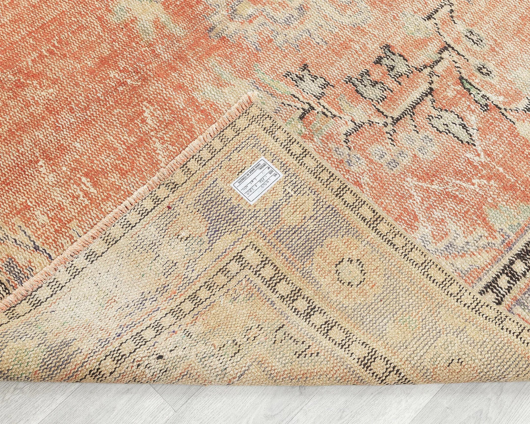 Multicolor Turkish Oushak Rug 5'10" x 9'2" Hand-Knotted | No. VR40557