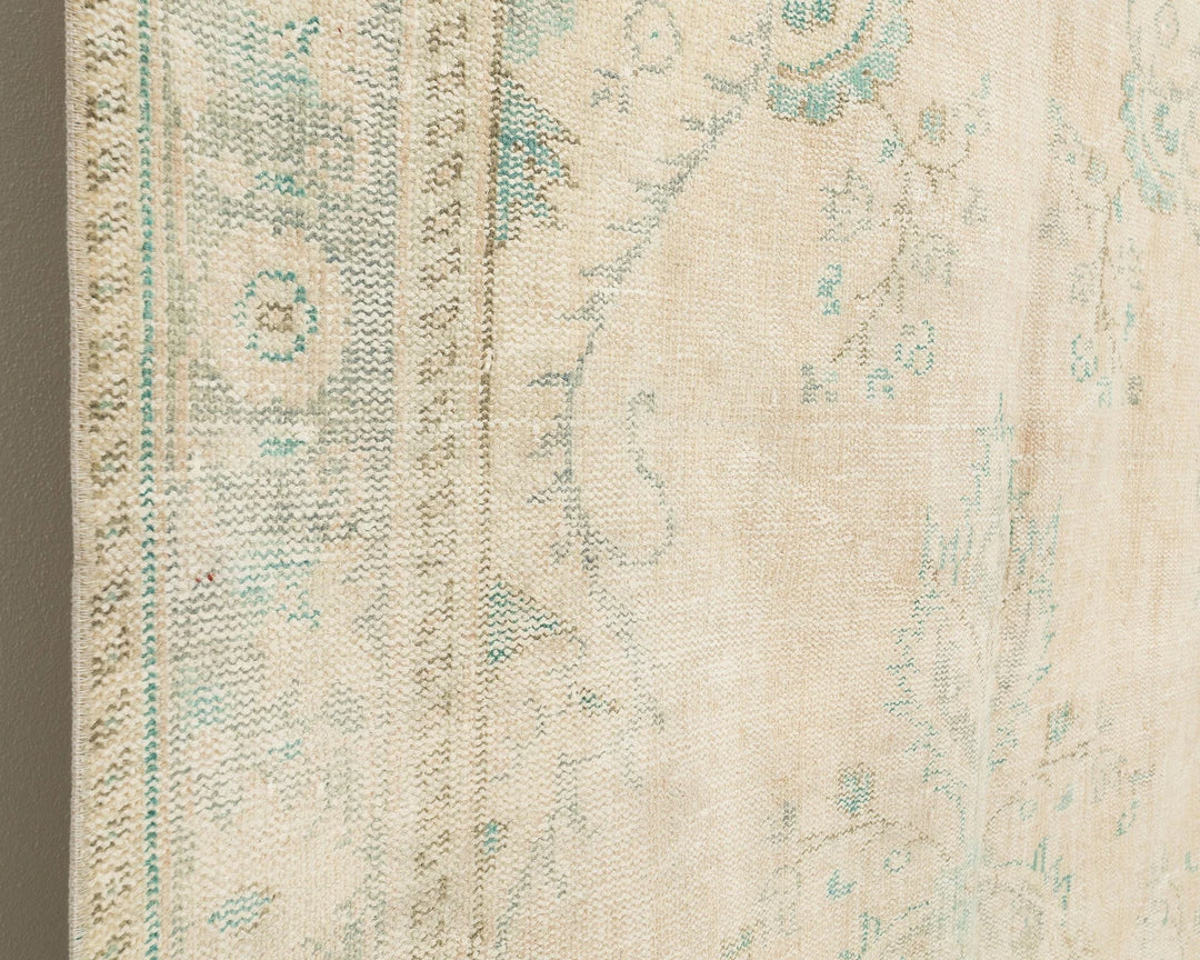 Multicolor Turkish Oushak Rug 5' 5" x 9' Hand-Knotted | No. VR40613