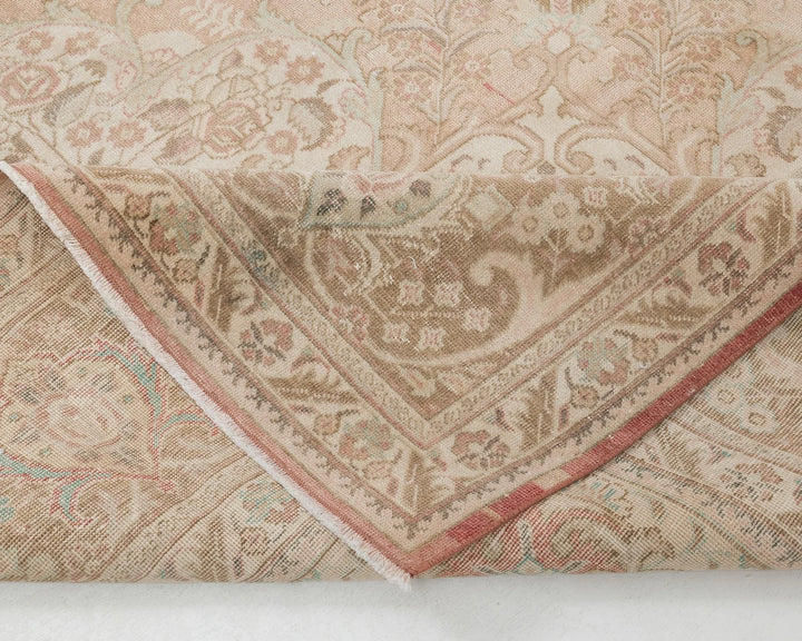 Multicolor Turkish Oushak Rug 11' 5" x 19' 2" Hand-Knotted | No. VR40796