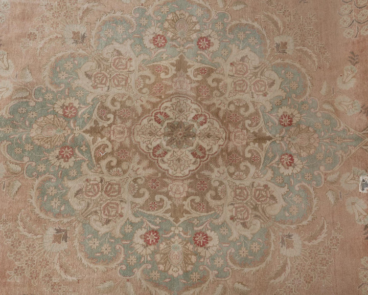 Multicolor Turkish Oushak Rug 11' 5" x 19' 2" Hand-Knotted | No. VR40796