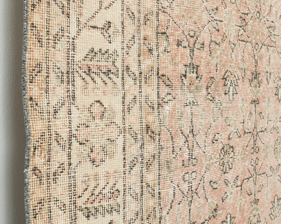 Multicolor Turkish Oushak Rug 6' 4" x 10' 5" Hand-Knotted | No. VR41131