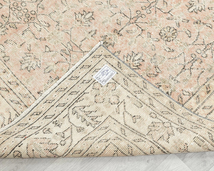 Multicolor Turkish Oushak Rug 6' 4" x 10' 5" Hand-Knotted | No. VR41131