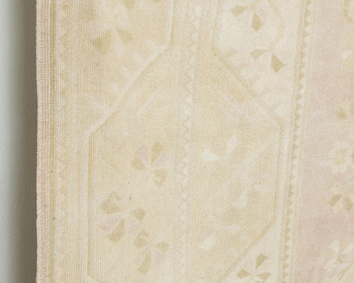 Beige Turkish Oushak Rug 6' 7" x 9' 4" Hand-Knotted | No. VR41139