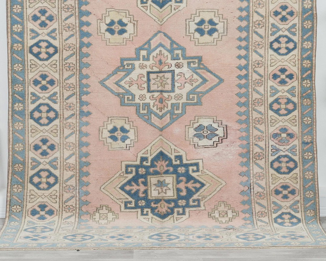 Multicolor Turkish Oushak Rug 8' x 5' 7" Hand-Knotted | No. VR41144