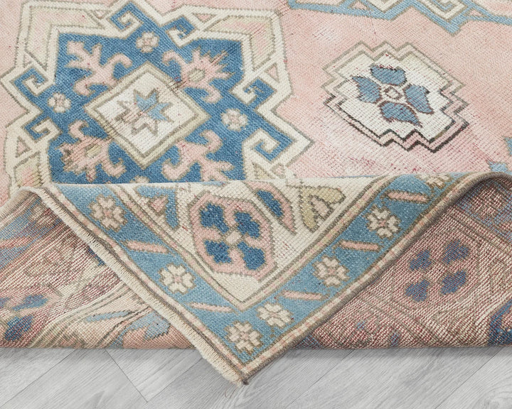 Multicolor Turkish Oushak Rug 8' x 5' 7" Hand-Knotted | No. VR41144
