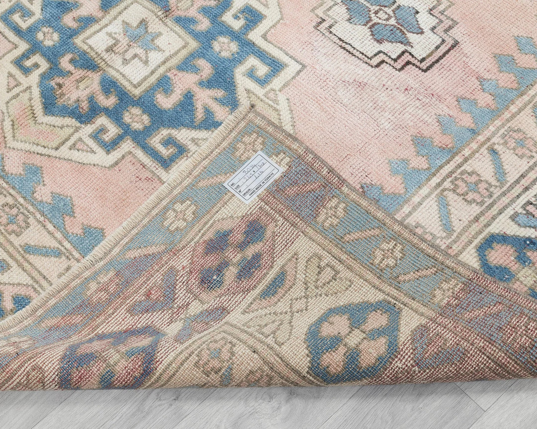 Multicolor Turkish Oushak Rug 8' x 5' 7" Hand-Knotted | No. VR41144