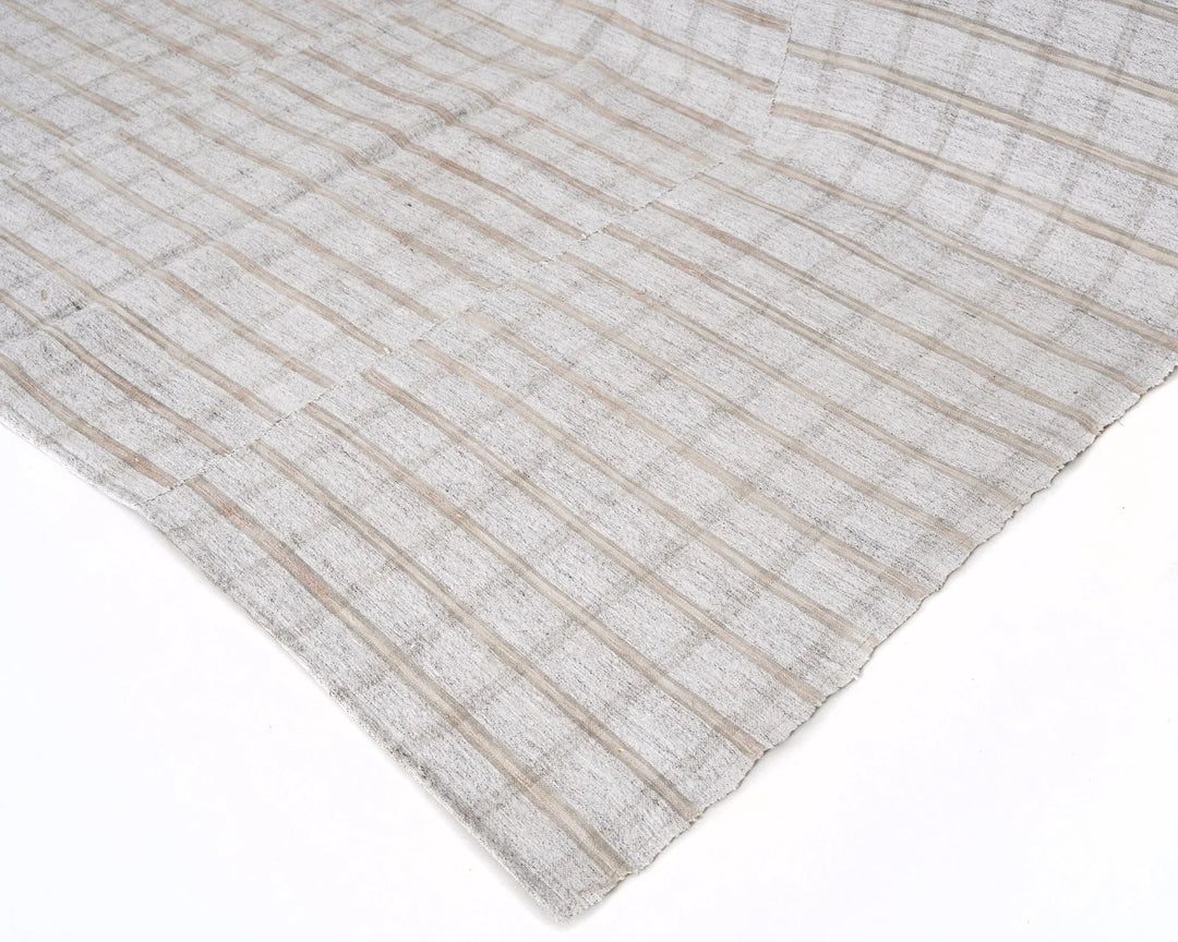 Neutral Kilim Rug 5' 11" x 9' 5" | No. VR41250