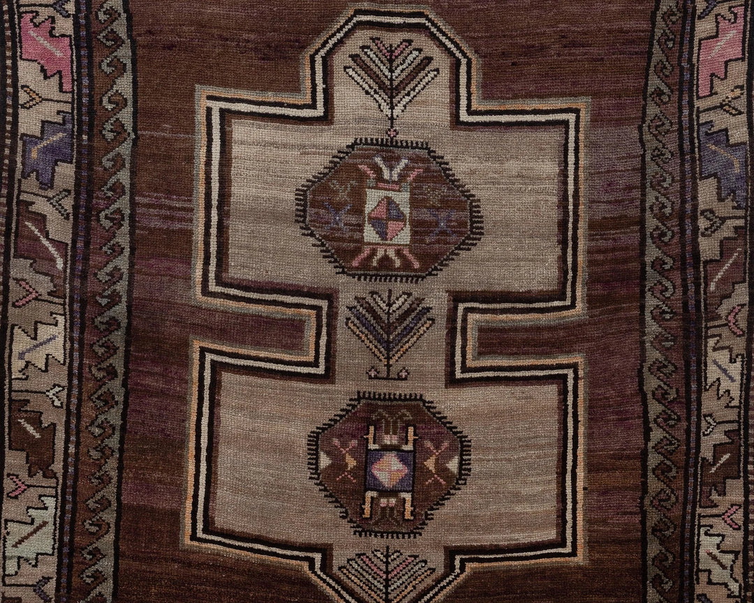 Multicolor Turkish Oushak Rug 5' 1" x 10' 11" Hand-Knotted | No. VR41259