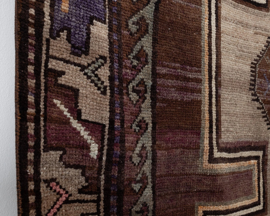 Multicolor Turkish Oushak Rug 5' 1" x 10' 11" Hand-Knotted | No. VR41259