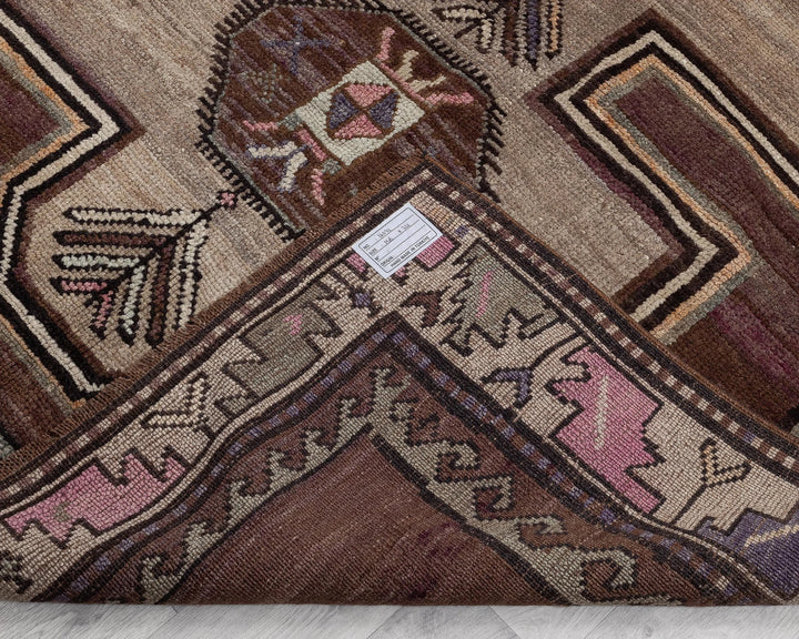 Multicolor Turkish Oushak Rug 5' 1" x 10' 11" Hand-Knotted | No. VR41259