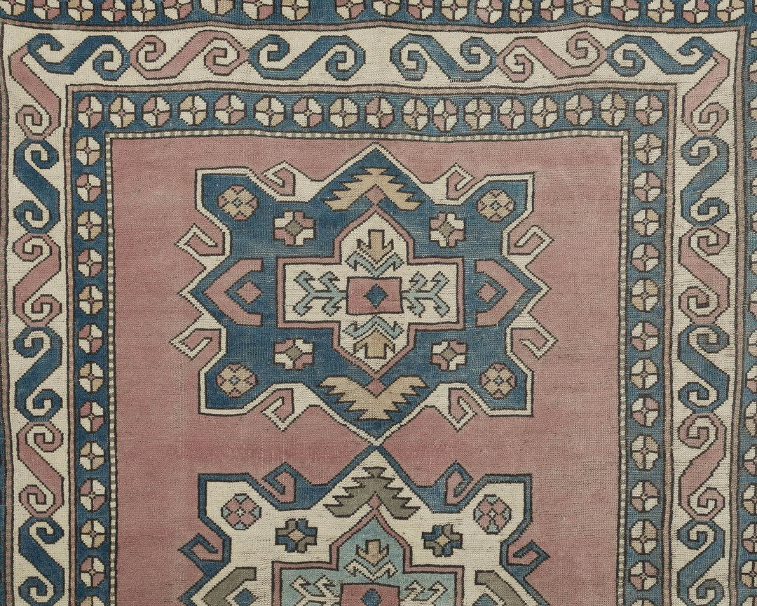 Multicolor Turkish Oushak Rug 6'1" x 8'6" Hand-Knotted | No. VR41275