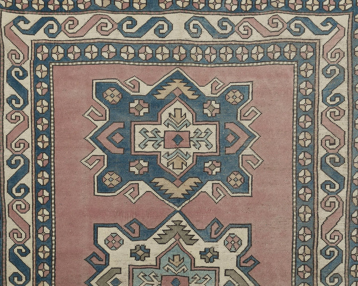 Multicolor Turkish Oushak Rug 6'1" x 8'6" Hand-Knotted | No. VR41275