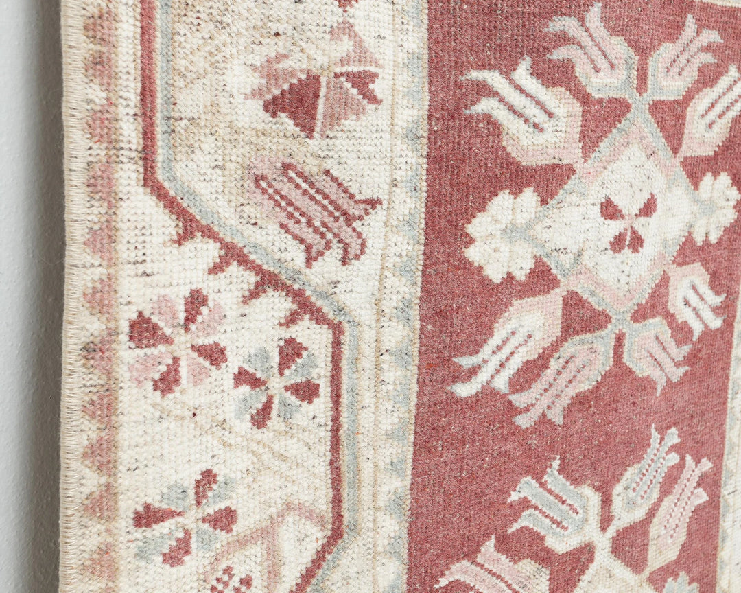 Multicolor Turkish Oushak Rug 4' 5" x 2' 7" Hand-Knotted | No. VR41318