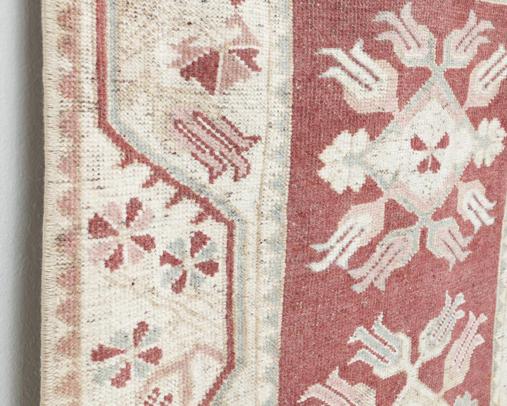 Multicolor Turkish Oushak Rug 4' 5" x 2' 7" Hand-Knotted | No. VR41318