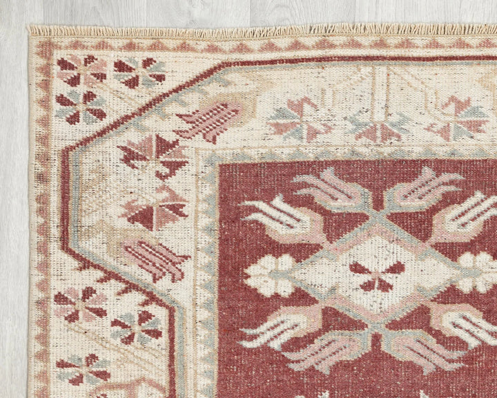 Multicolor Turkish Oushak Rug 4' 5" x 2' 7" Hand-Knotted | No. VR41318