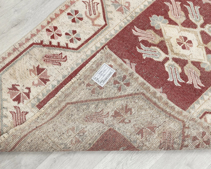 Multicolor Turkish Oushak Rug 4' 5" x 2' 7" Hand-Knotted | No. VR41318