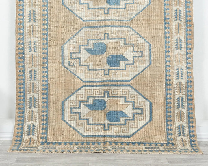 Multicolor Turkish Oushak Rug 4'5" x 8'2" Hand-Knotted view