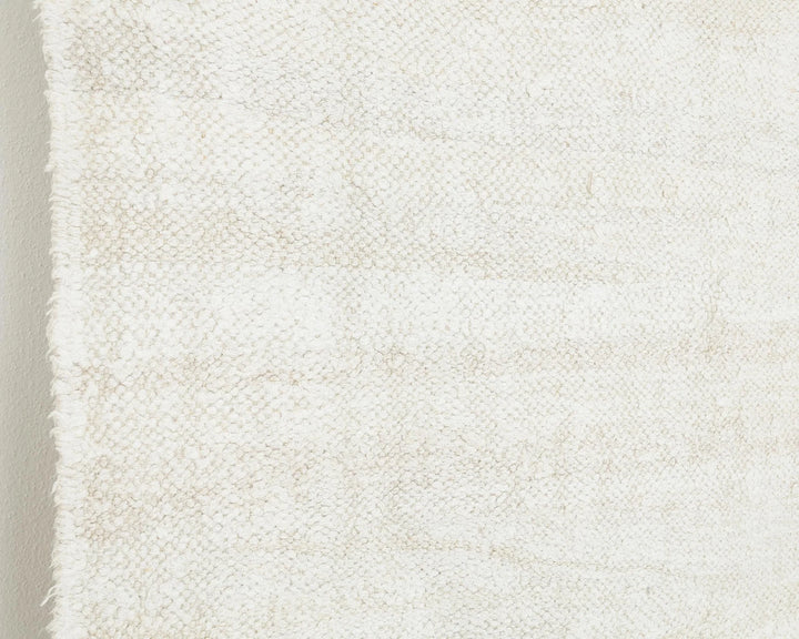 White Turkish Kilim Rug 9' 10" x 11' 11" Flat-Weave | No. VR41398