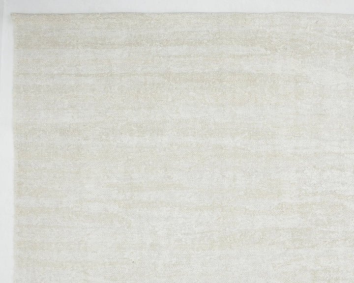 White Turkish Kilim Rug 9' 10" x 11' 11" Flat-Weave | No. VR41398