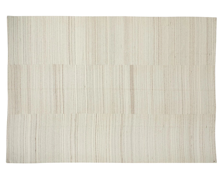Beige Turkish Kilim Rug 10' x 13' 7" Flat-Weave | No. VR41682