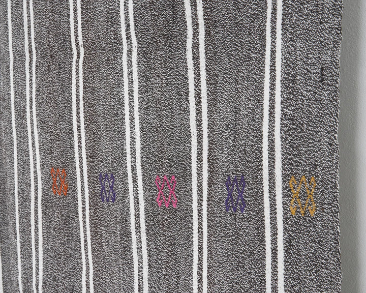Gray Kilim Rug 5' 8" x 7' | No. VR41722