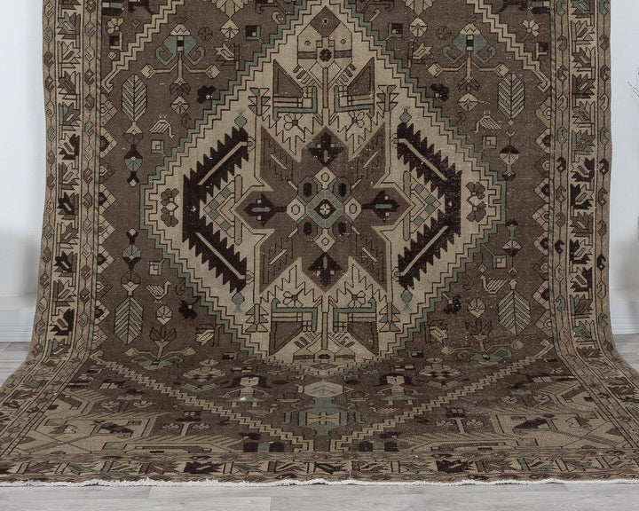 Multicolor Turkish Oushak Rug 6'7" x 10'3" Hand-Knotted | No. VR41727