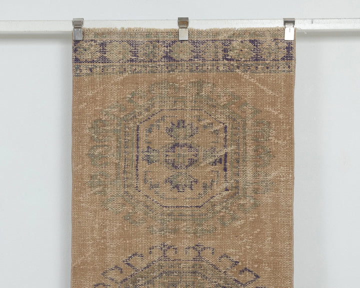 Multicolor Turkish Oushak Rug 2'7" x 11'7" Hand-Knotted view