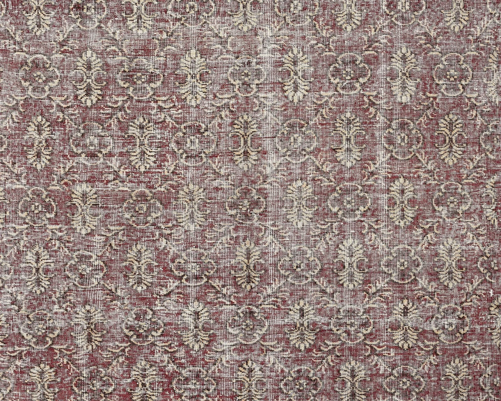 Red Turkish Oushak Rug 5' x 8' 7" Hand-Knotted | No. VR42124