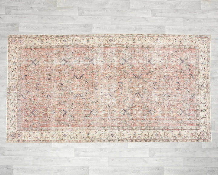Multicolor Turkish Oushak Rug 5' x 12' 4" Hand-Knotted | No. VR42159