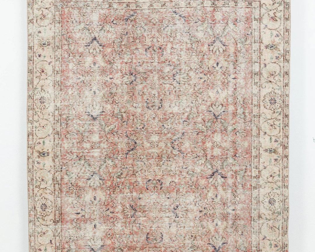 Multicolor Turkish Oushak Rug 5' x 12' 4" Hand-Knotted | No. VR42159
