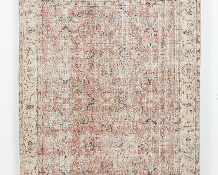 Multicolor Turkish Oushak Rug 5' x 12' 4" Hand-Knotted | No. VR42159