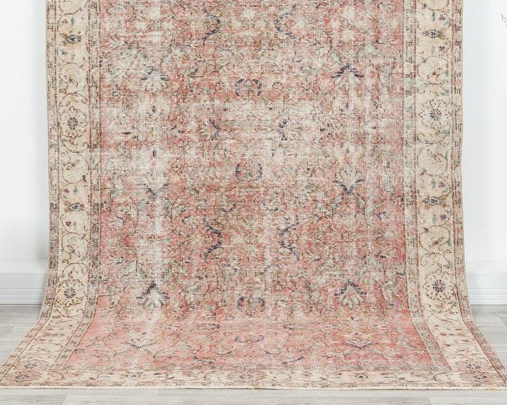 Multicolor Turkish Oushak Rug 5' x 12' 4" Hand-Knotted | No. VR42159