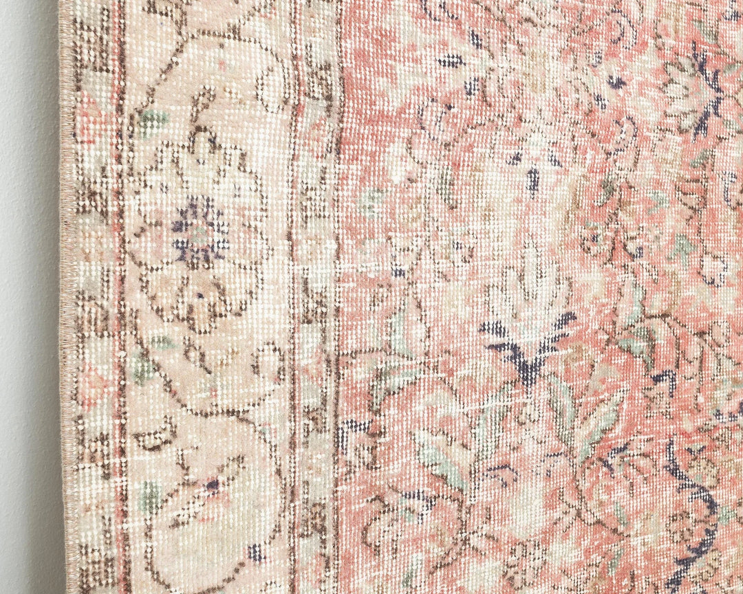 Multicolor Turkish Oushak Rug 5' x 12' 4" Hand-Knotted | No. VR42159