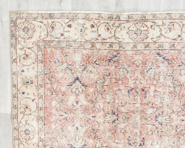 Multicolor Turkish Oushak Rug 5' x 12' 4" Hand-Knotted | No. VR42159