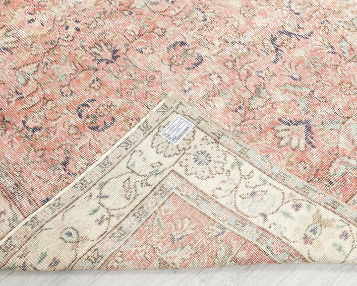 Multicolor Turkish Oushak Rug 5' x 12' 4" Hand-Knotted | No. VR42159
